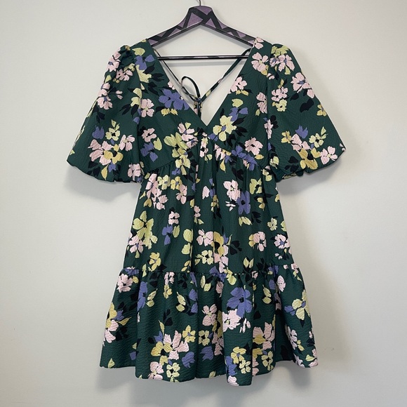 Nobody’s Child Women’s Vienna Floral Mini Dress Size 2 - Picture 5 of 11